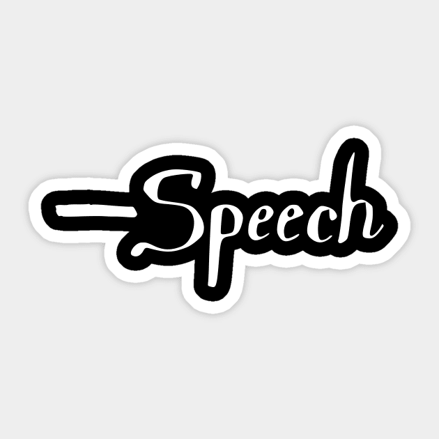 speech Sticker by Oluwa290